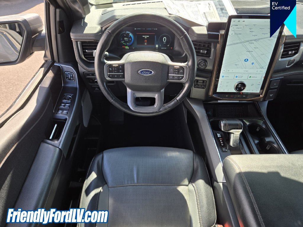 Certified 2023 Ford F150 Lightning Lariat w/ Equipment Group 511A High AWD/4WD image 14