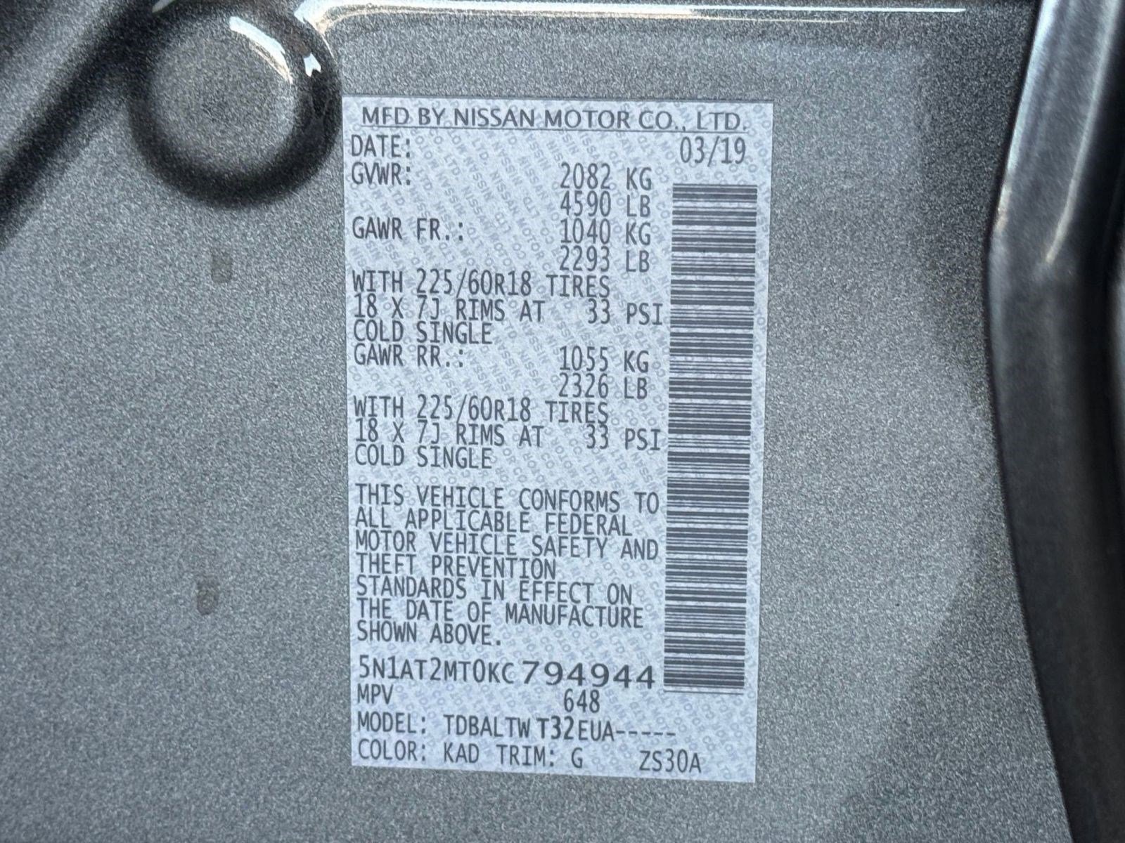 Used 2019 Nissan Rogue SV w/ Premium Package FWD image 23