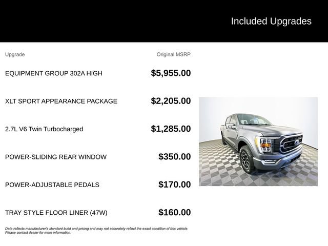 Certified 2023 Ford F150 XLT w/ Equipment Group 302A High AWD/4WD image 6