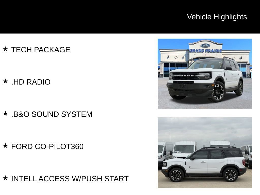 Certified 2022 Ford Bronco Sport Outer Banks w/ Tech Package image 8