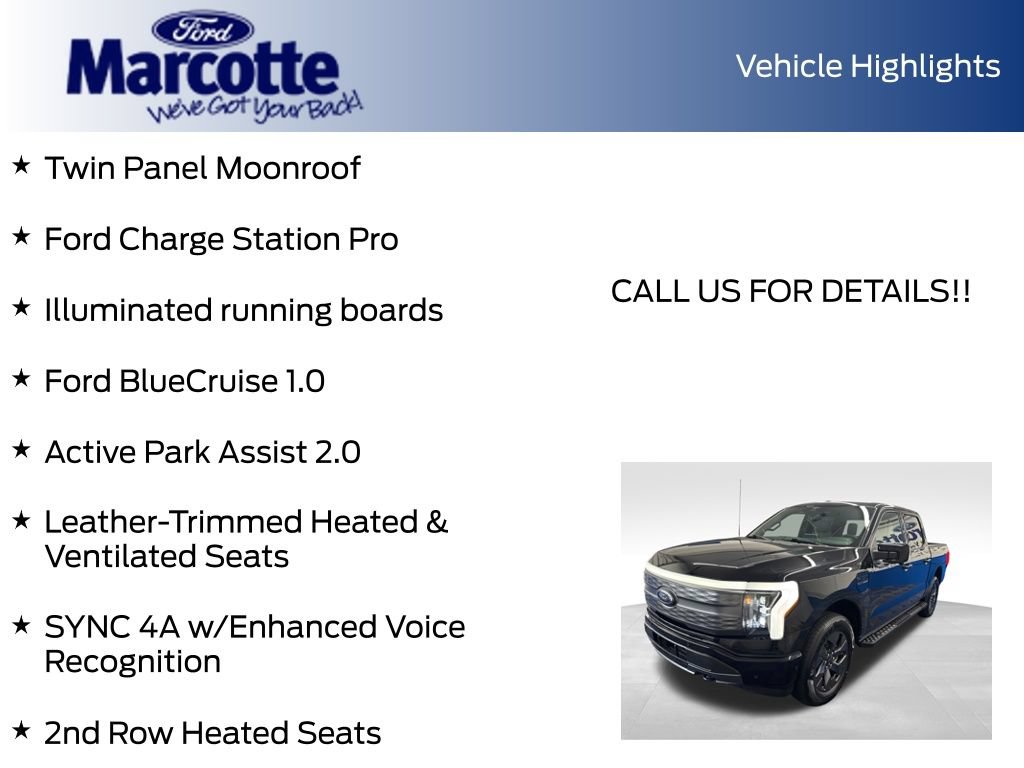 Certified 2023 Ford F150 Lightning Lariat w/ Equipment Group 511A High AWD/4WD image 22