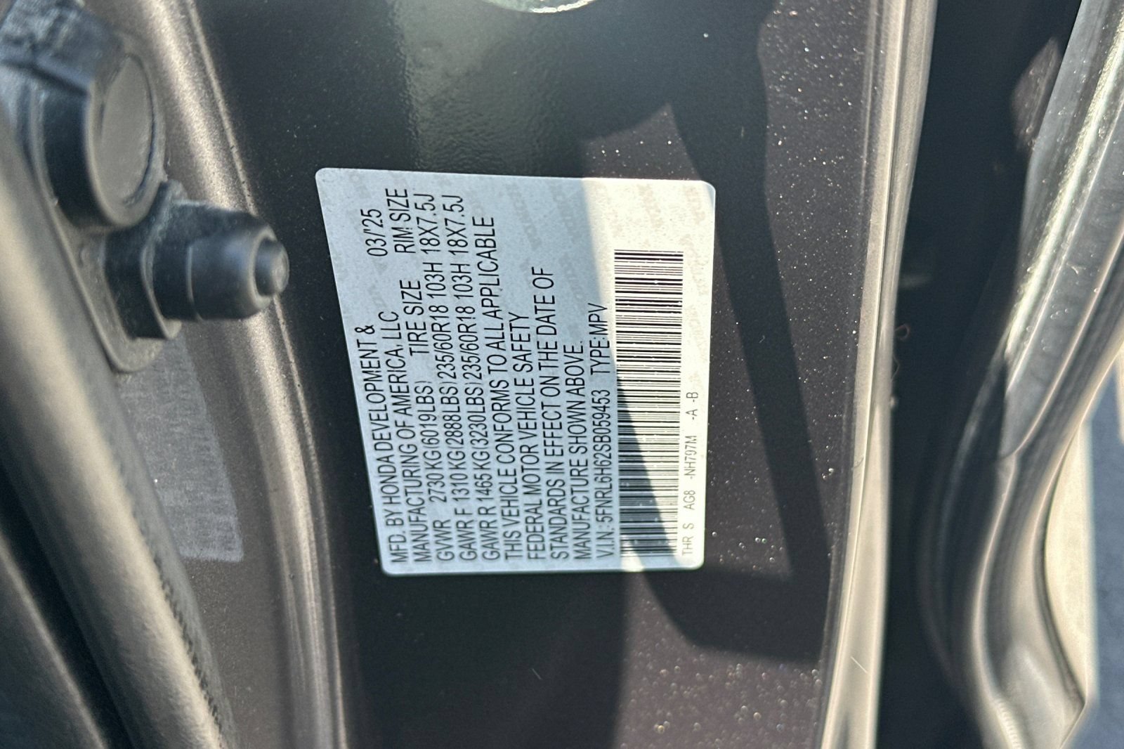 Used 2025 Honda Odyssey EX-L image 29