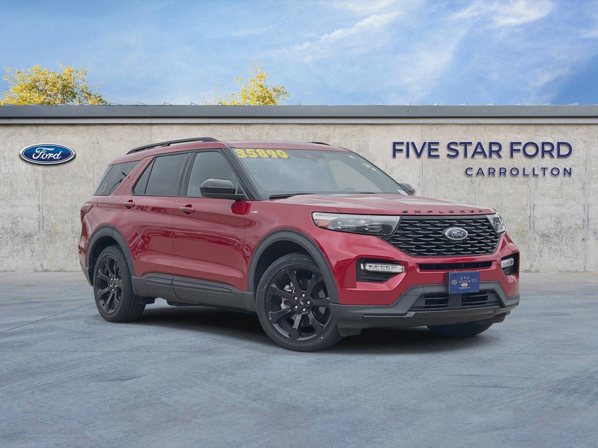 Certified 2023 Ford Explorer ST-Line w/ Class IV Trailer Tow Package