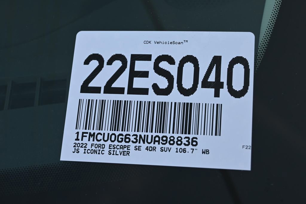 Certified 2022 Ford Escape SE image 38