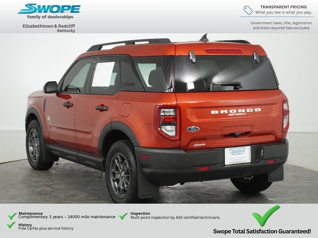 Certified 2023 Ford Bronco Sport Big Bend w/ Convenience Package AWD/4WD image 7