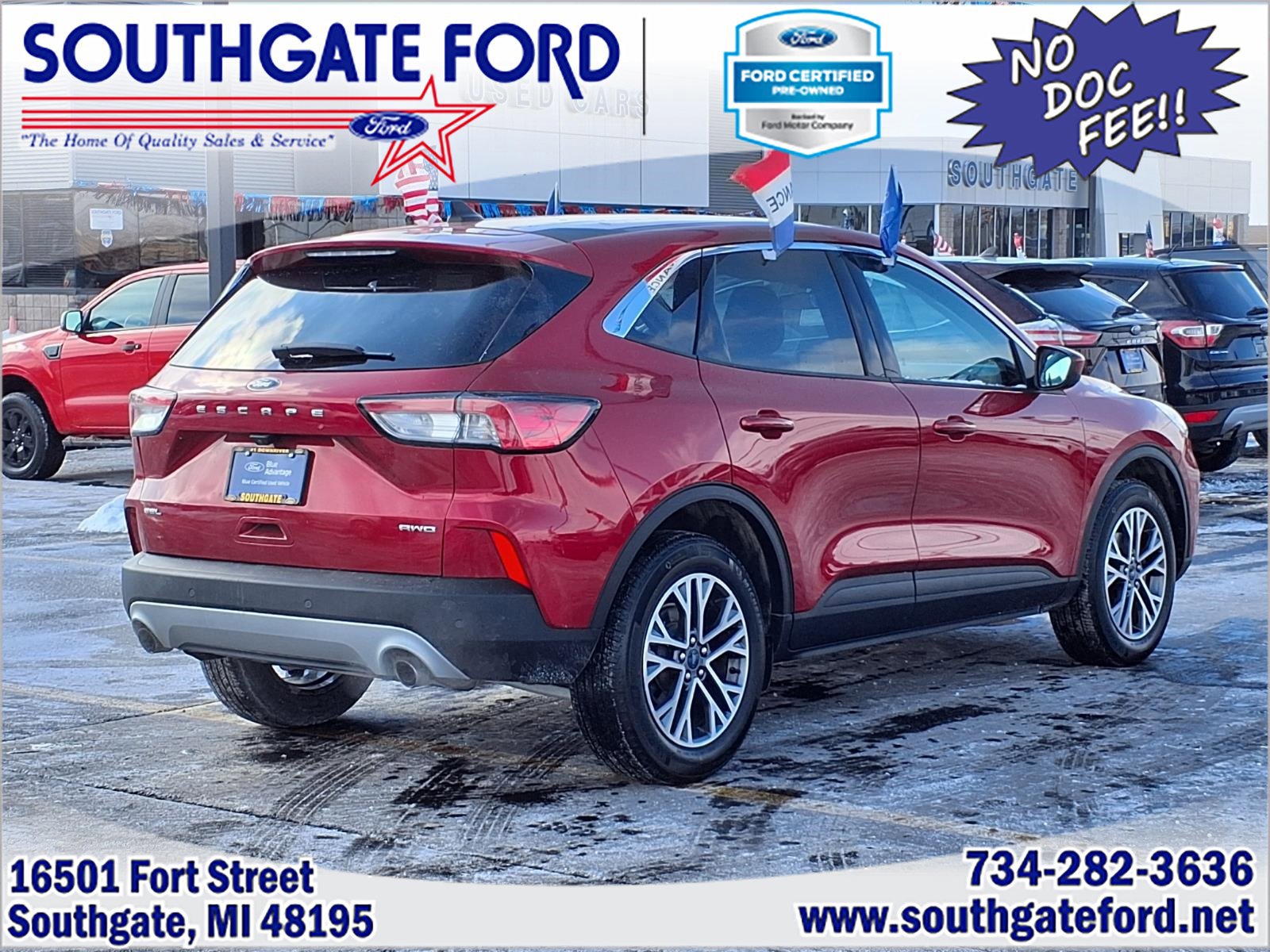 Certified 2022 Ford Escape SEL image 3