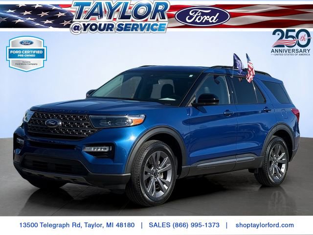 Certified 2023 Ford Explorer XLT w/ Equipment Group 202A AWD/4WD image 1