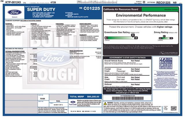 Certified 2024 Ford F250 XLT w/ FX4 Off-Road Package AWD/4WD image 41