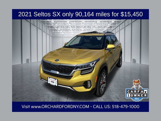 Used 2021 Kia Seltos SX w/ SX Sunroof Package