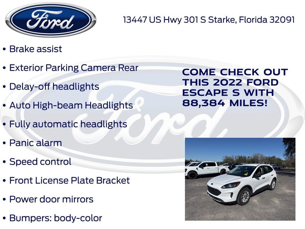 Certified 2022 Ford Escape S image 24