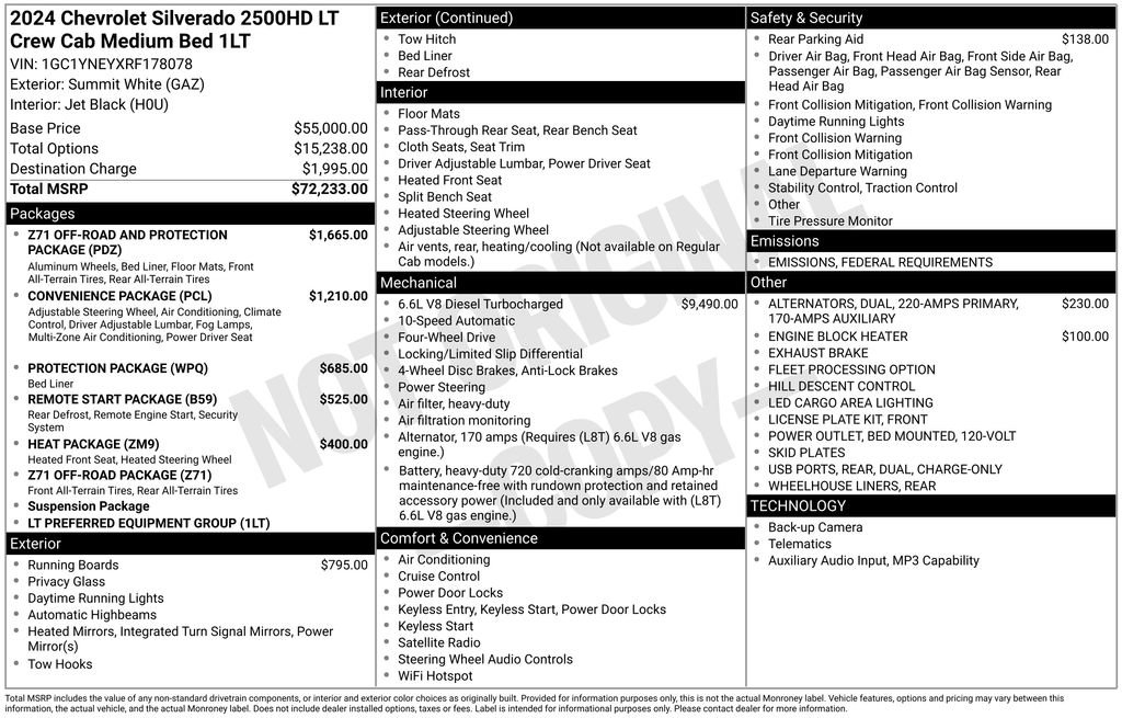 Used 2024 Chevrolet Silverado 2500 LT image 3