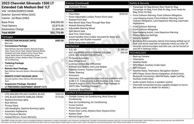 Used 2023 Chevrolet Silverado 1500 LT w/ Protection Package RWD image 36