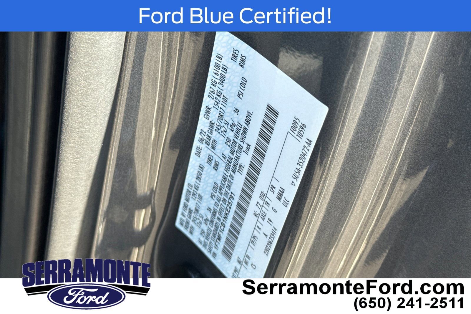 Certified 2022 Ford F150 XL w/ Equipment Group 101A High image 29