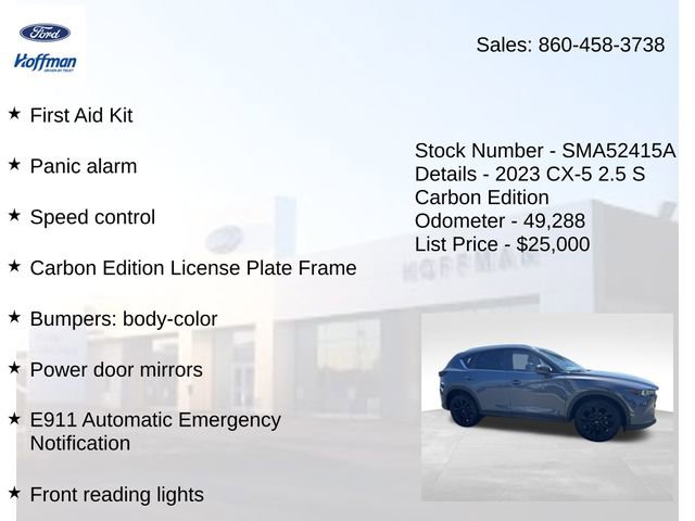 Used 2023 MAZDA CX-5 Carbon Edition AWD/4WD image 30