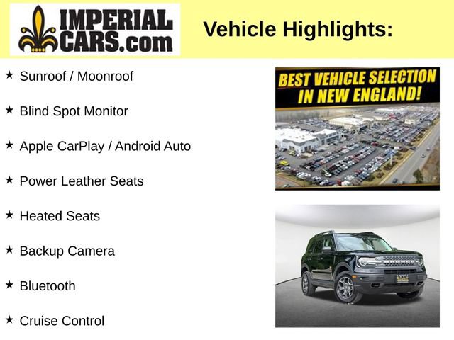 Certified 2022 Ford Bronco Sport Badlands w/ Premium Package AWD/4WD image 5