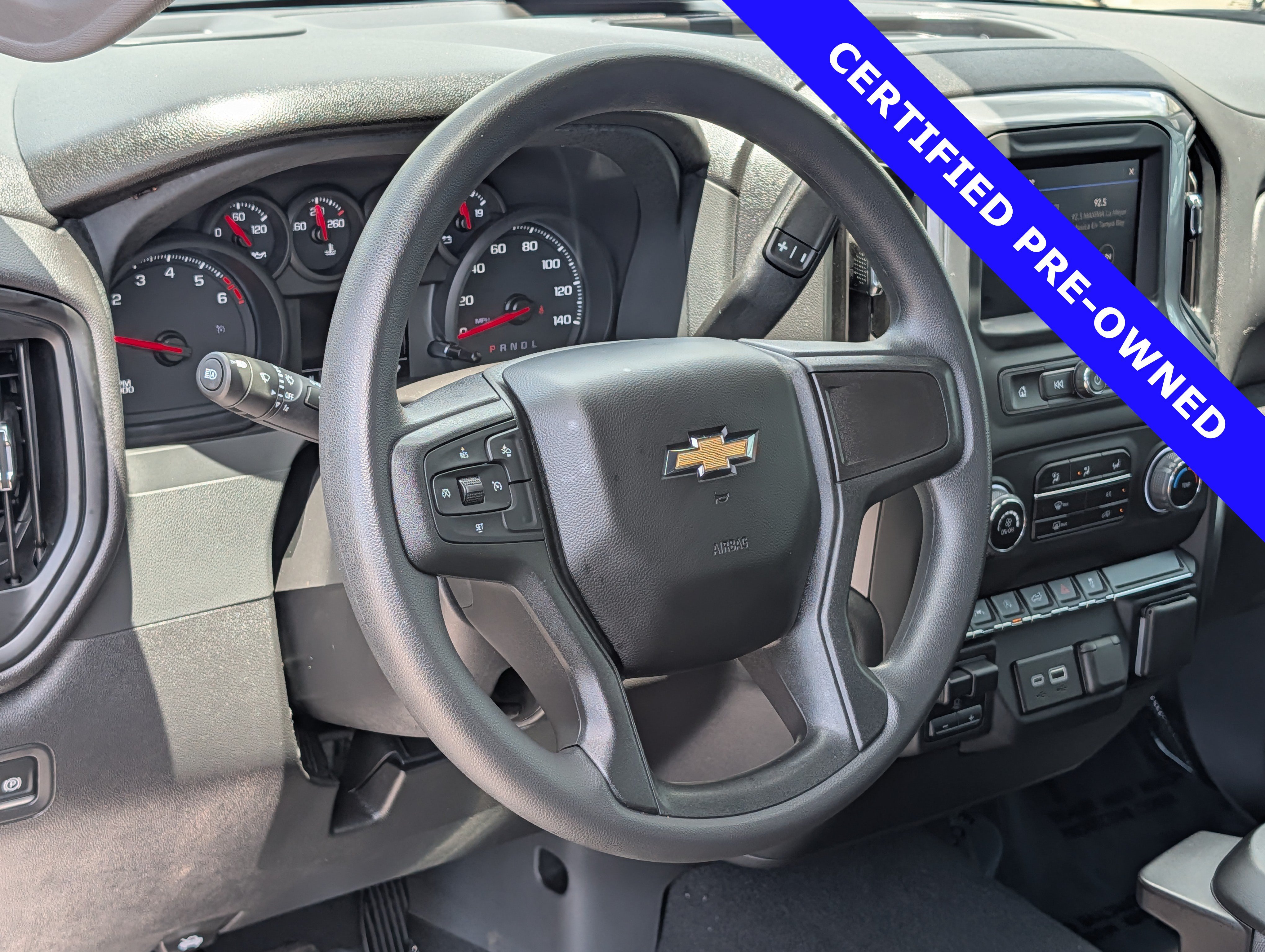 Used 2024 Chevrolet Silverado 1500 Custom w/ Turbomax Blackout Package AWD/4WD image 22