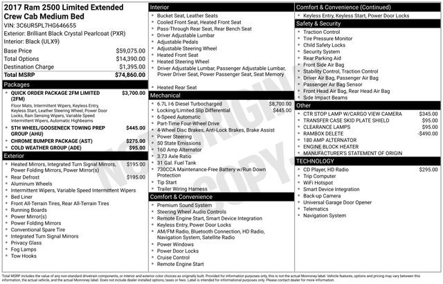 Used 2017 RAM 2500 Limited image 31