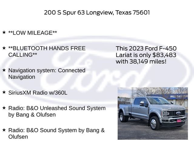 Certified 2023 Ford F450 Lariat w/ Lariat Ultimate Package image 20