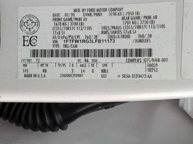 Certified 2020 Ford F150 Raptor w/ Equipment Group 802A Luxury AWD/4WD image 30