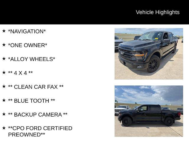 Certified 2024 Ford F150 XLT w/ Equipment Group 302A MID AWD/4WD image 4
