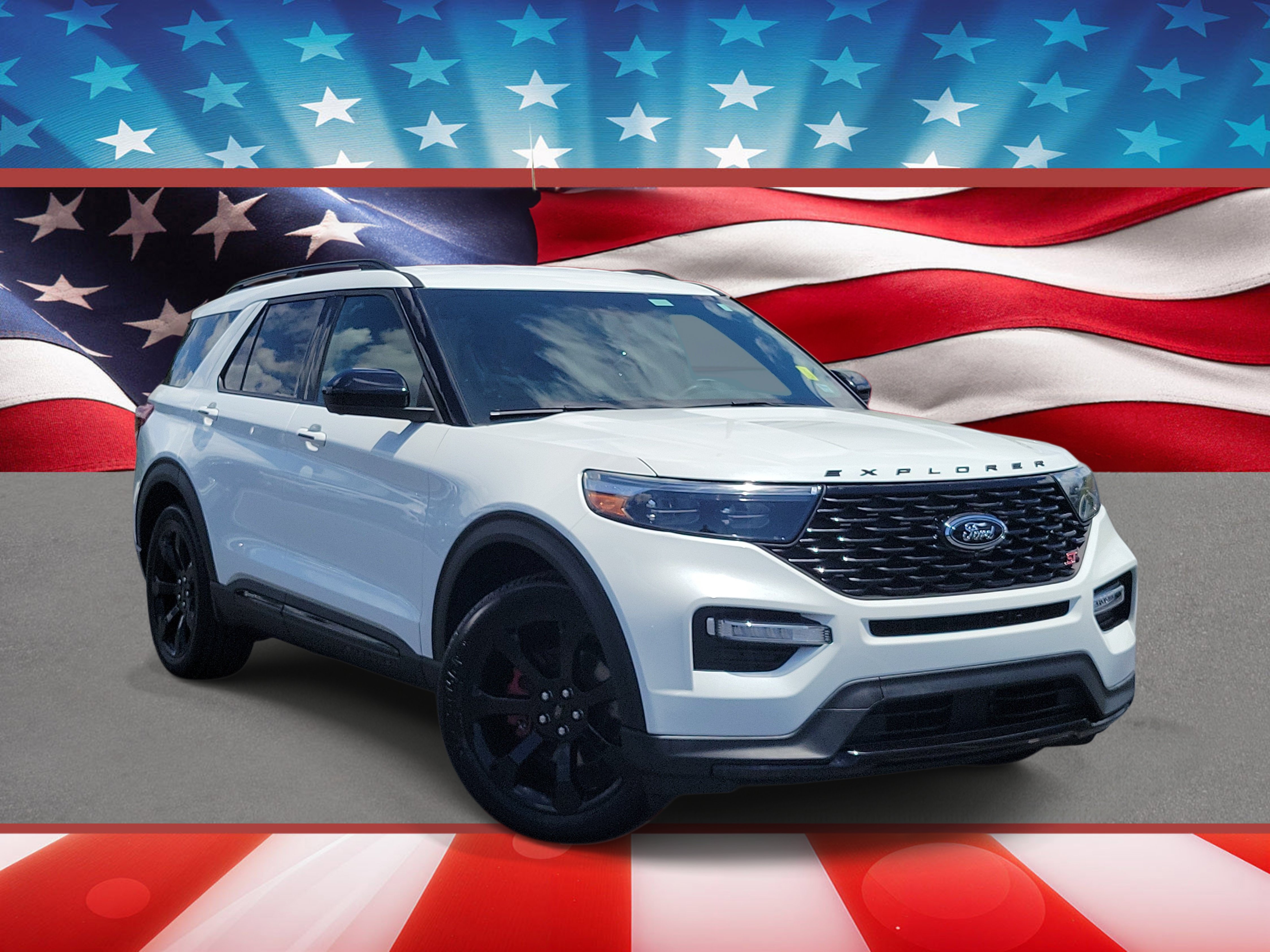 Certified 2022 Ford Explorer ST-Line w/ Class IV Trailer Tow Package