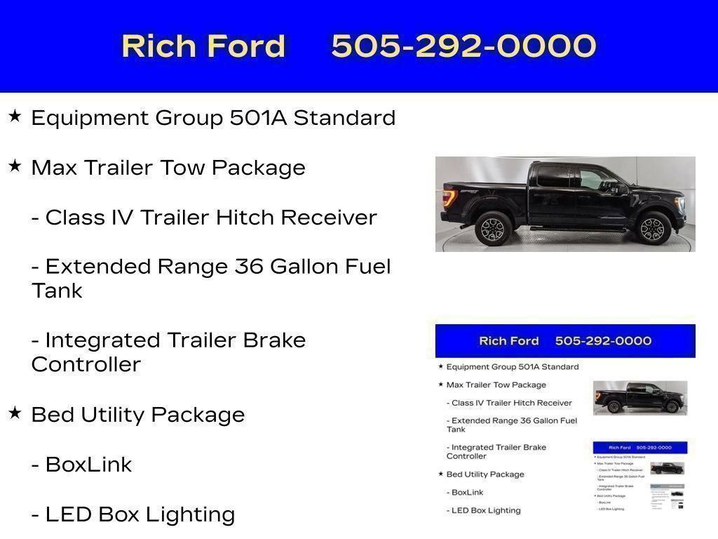 Certified 2023 Ford F150 Lariat w/ Max Trailer Tow Package AWD/4WD image 19