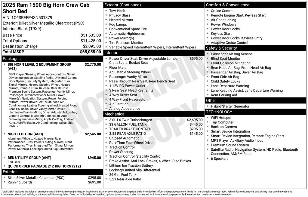 Used 2025 RAM 1500 Big Horn AWD/4WD image 32