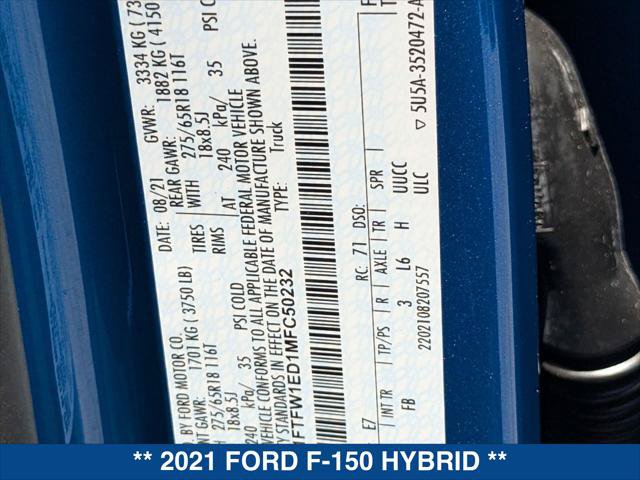 Certified 2021 Ford F150 XLT w/ Equipment Group 302A High AWD/4WD image 24