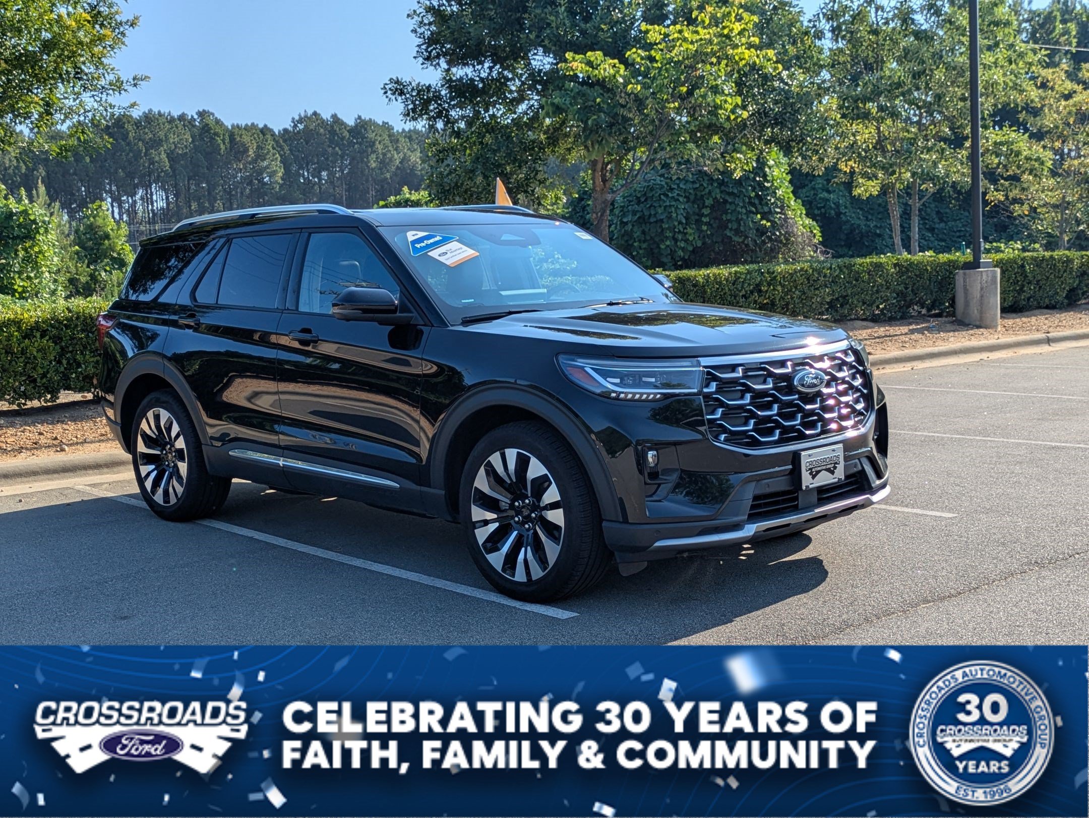 Certified 2025 Ford Explorer Platinum w/ LUX Leather Package