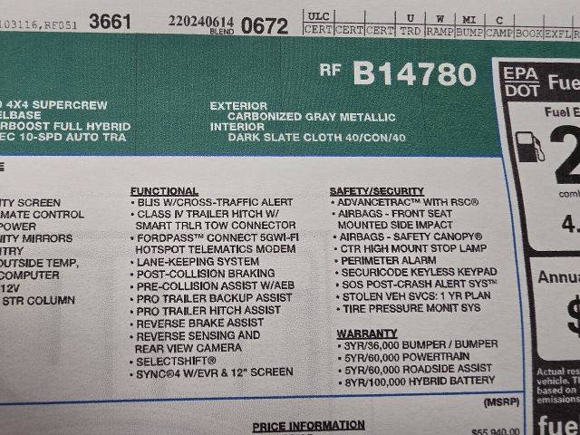Certified 2024 Ford F150 XLT w/ Equipment Group 302A MID AWD/4WD image 25