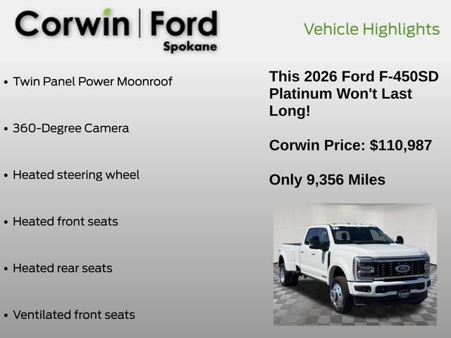 Certified 2026 Ford F450 Platinum AWD/4WD image 13