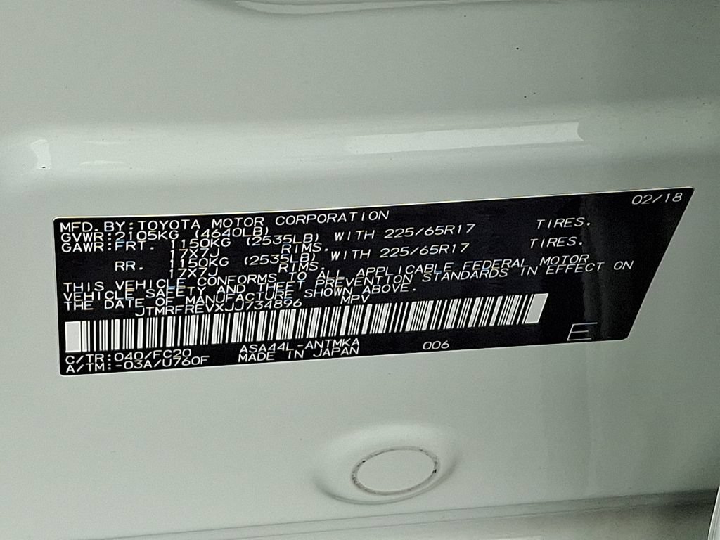 Used 2018 Toyota RAV4 XLE w/ Plus Extra Value Package AWD/4WD image 26