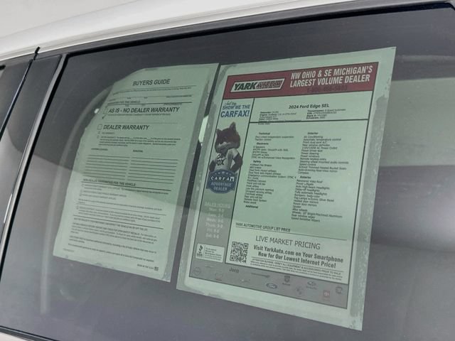 Certified 2024 Ford Edge SEL w/ Convenience Package AWD/4WD image 15