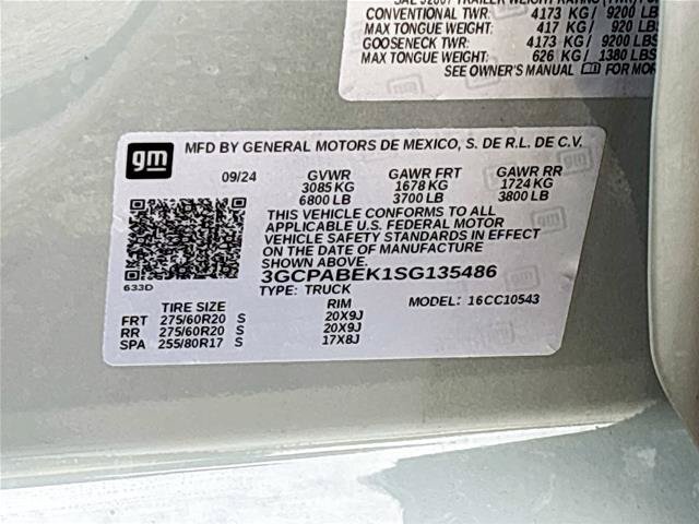 Used 2025 Chevrolet Silverado 1500 Custom w/ Turbomax Blackout Package RWD image 32