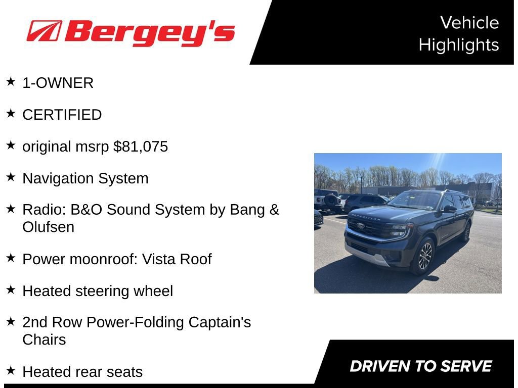 Certified 2025 Ford Expedition Max Platinum AWD/4WD image 8