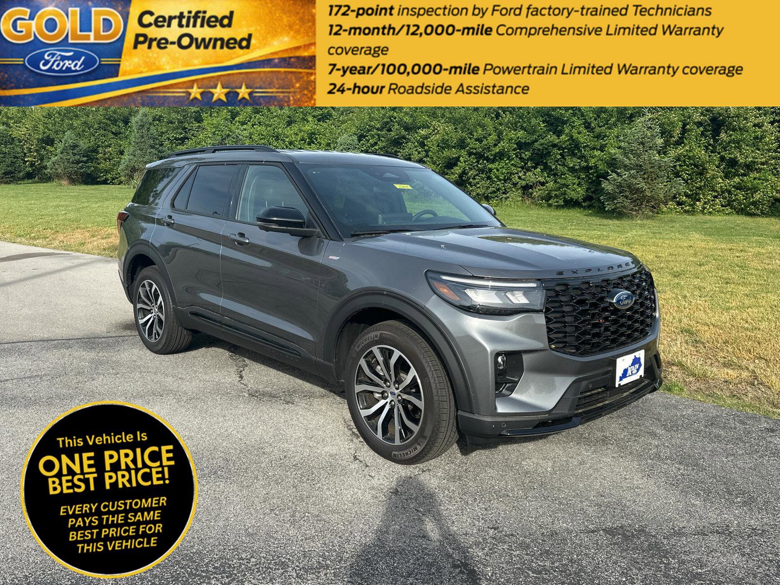 Certified 2025 Ford Explorer ST-Line AWD/4WD image 1