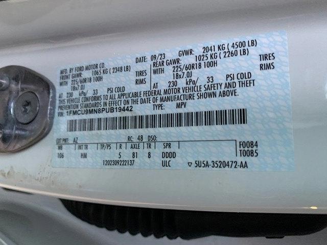 Certified 2023 Ford Escape ST-Line w/ Tech Pack #1 image 33