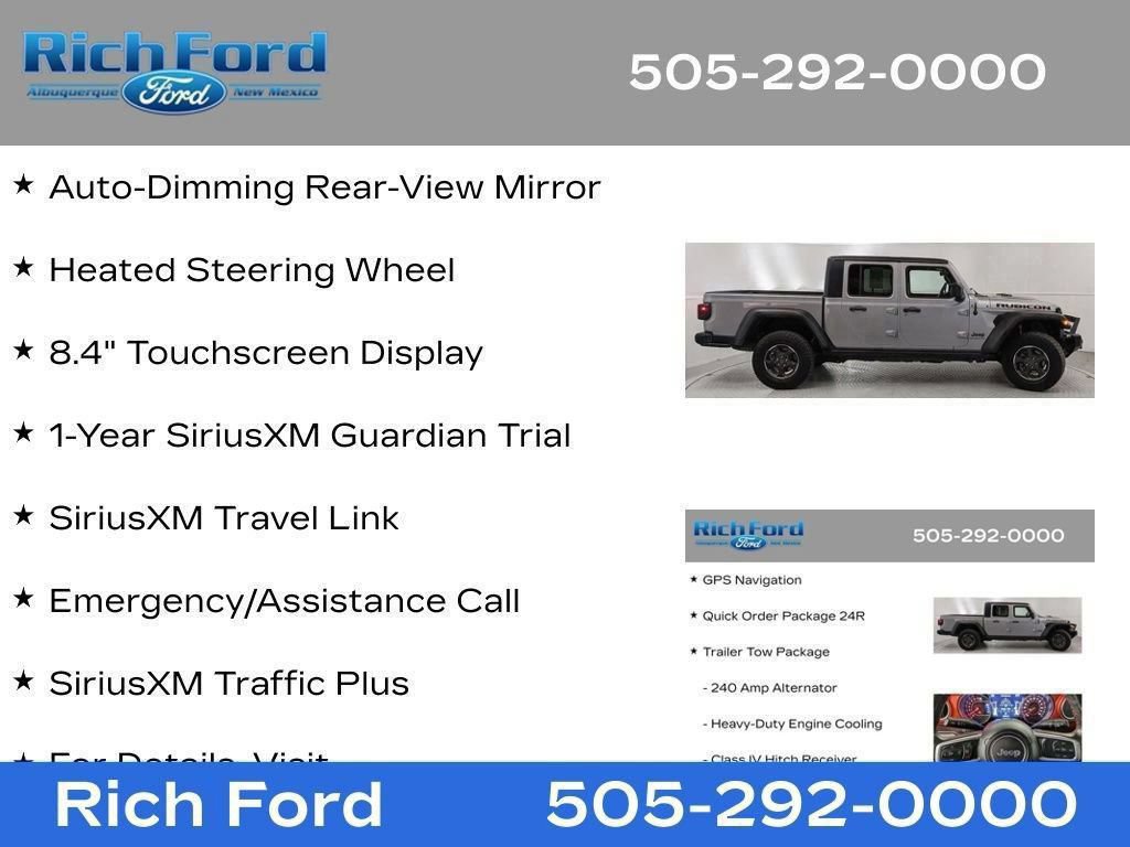 Used 2021 Jeep Gladiator Rubicon AWD/4WD image 73