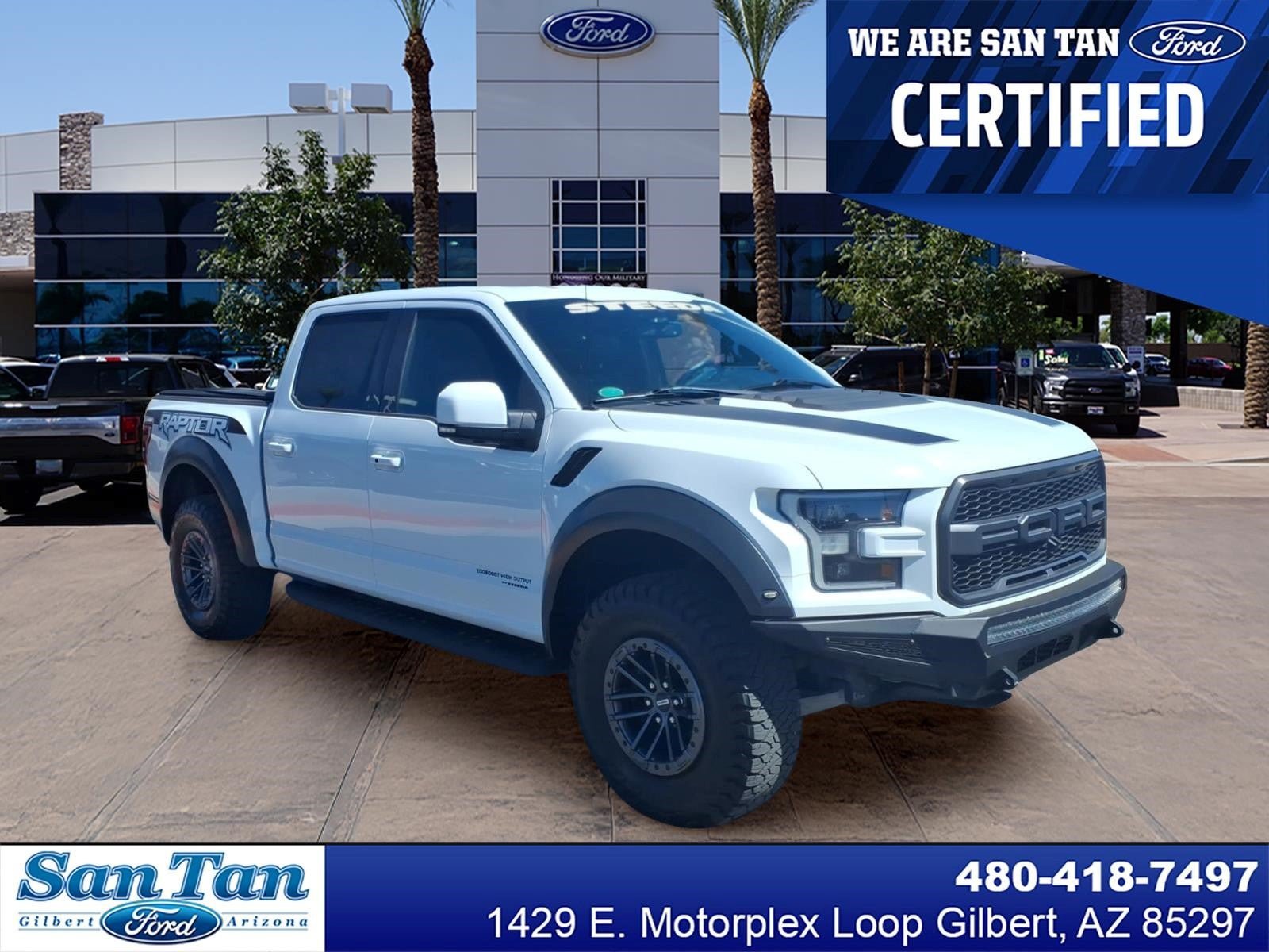 Certified 2019 Ford F150 Raptor w/ Equipment Group 802A Luxury
