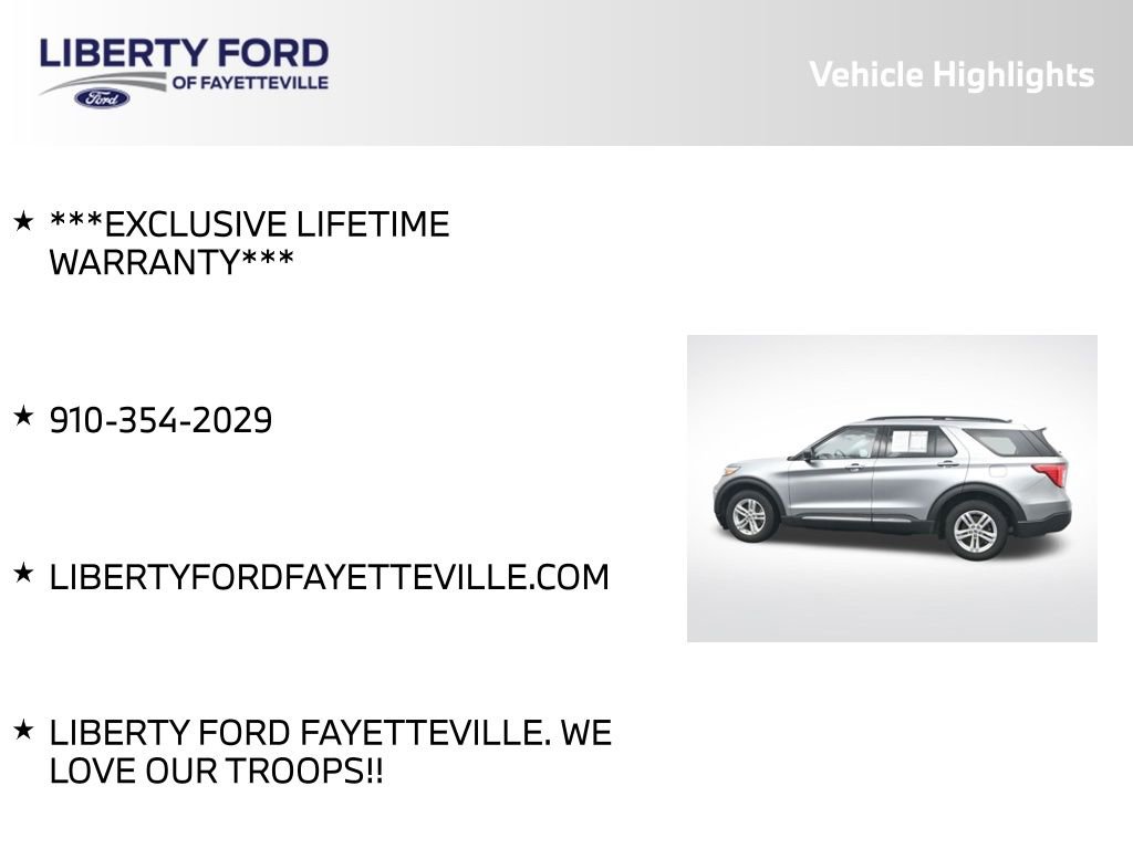 Certified 2024 Ford Explorer XLT w/ Equipment Group 202A image 5