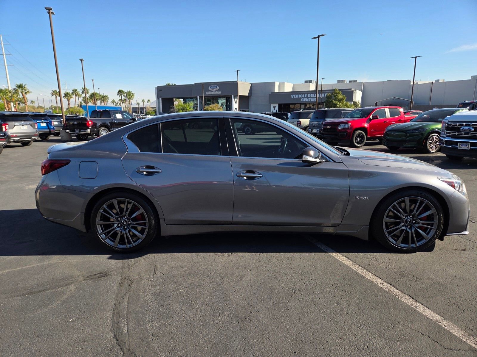 Used 2019 INFINITI Q50 Red Sport 400 w/ Proactive Package image 7