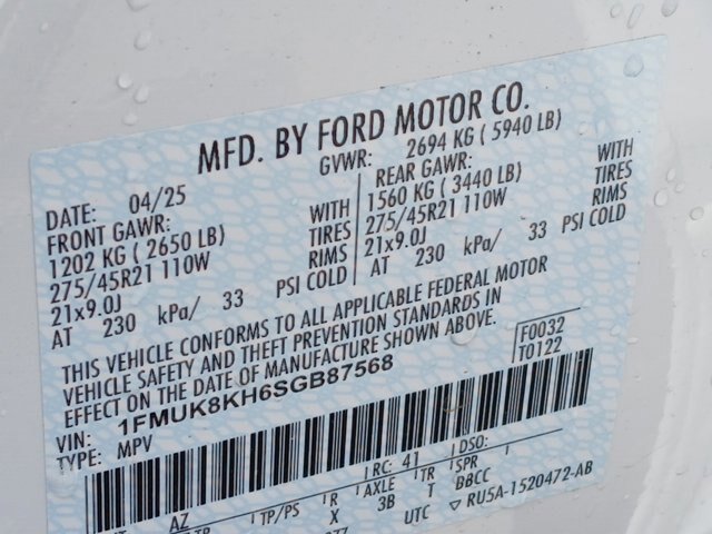 Certified 2025 Ford Explorer ST-Line w/ Premium Package AWD/4WD image 20