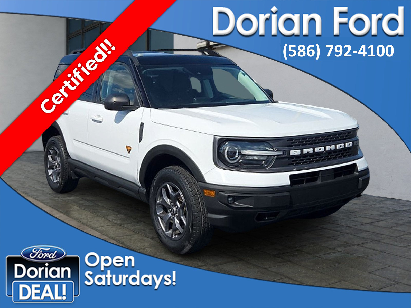 Certified 2022 Ford Bronco Sport Badlands w/ Premium Package
