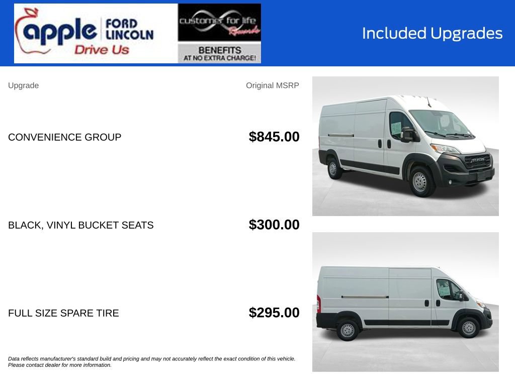 Used 2024 RAM ProMaster 2500 w/ Convenience Group FWD image 4