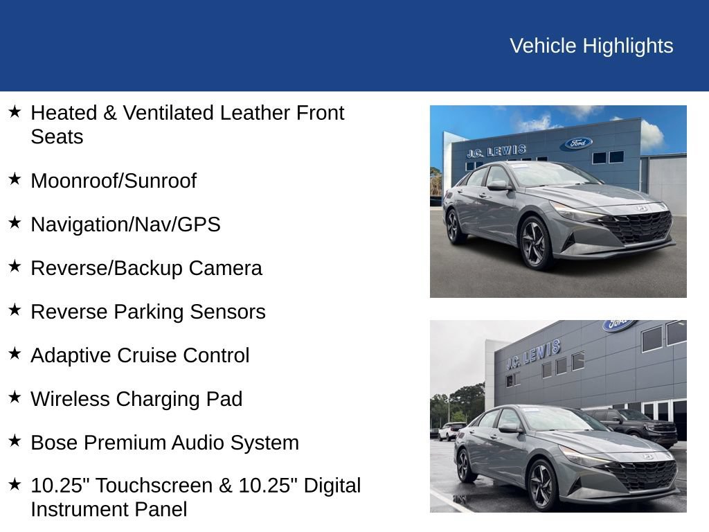 Used 2023 Hyundai Elantra Limited w/ Cargo Package FWD image 25