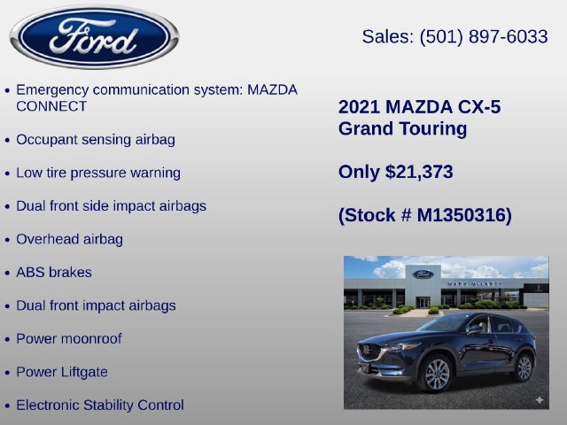 Used 2021 MAZDA CX-5 Grand Touring w/ GT Premium Package FWD image 24