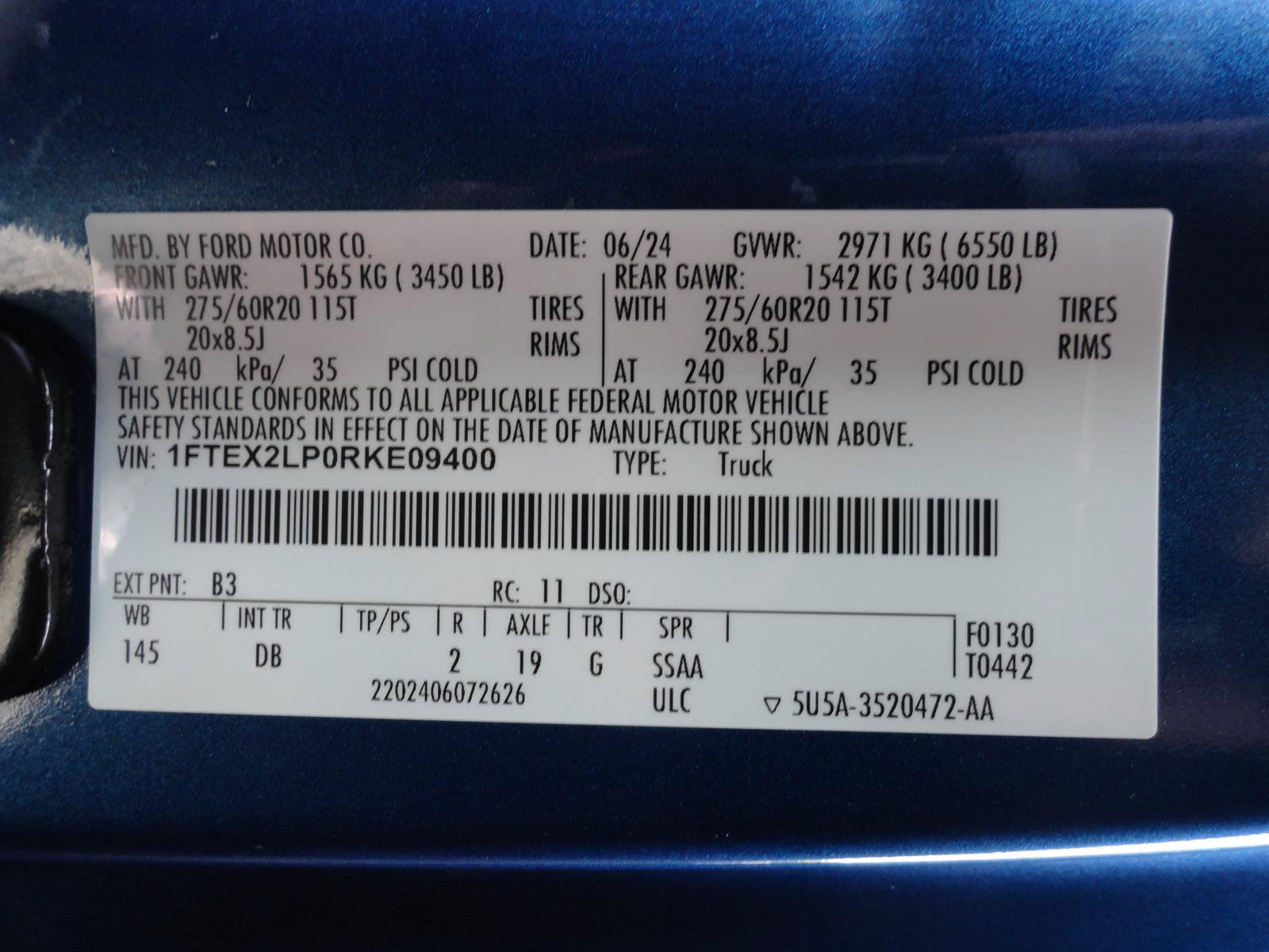Certified 2024 Ford F150 STX AWD/4WD image 23