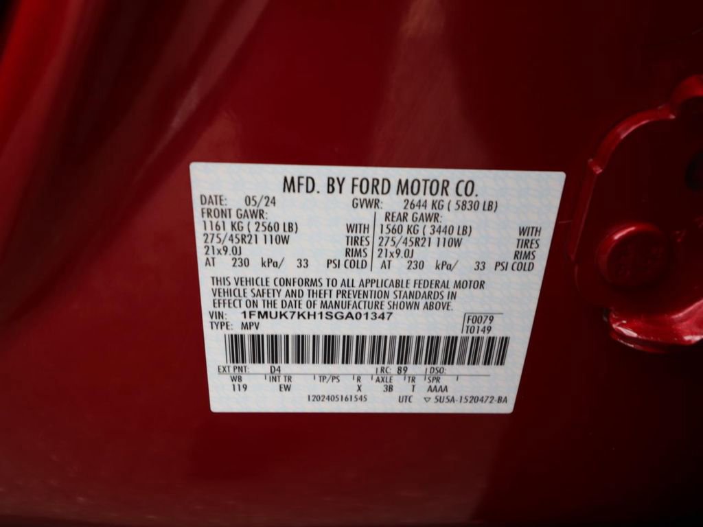 Certified 2025 Ford Explorer ST-Line w/ Premium Package image 26