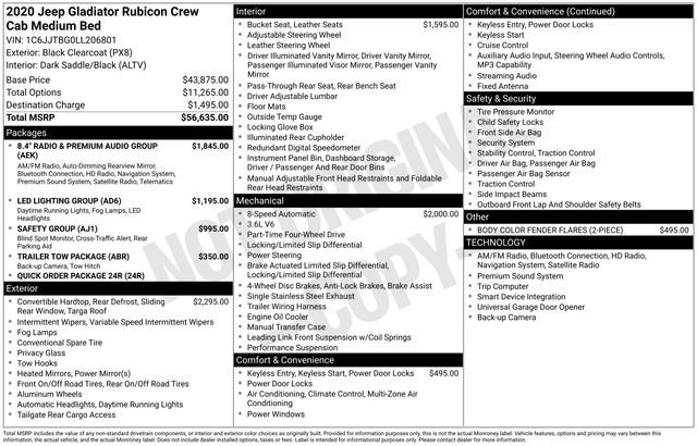 Used 2020 Jeep Gladiator Rubicon image 40