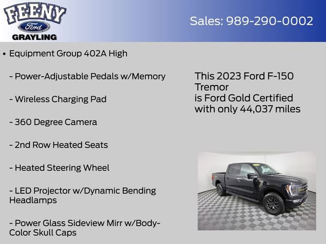 Certified 2023 Ford F150 Tremor w/ Equipment Group 402A High AWD/4WD image 12
